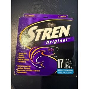 Stren Original Fishing Line 17 LB 330 YD Clear Blue Fluorescent
